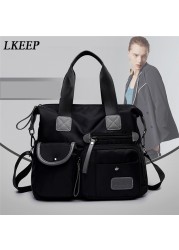 New ladies fashion waterproof nylon felt bag casual nylon shoulder bag mummy bag large capacity messenger bag