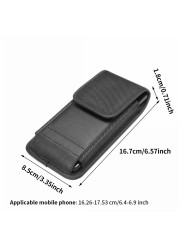 Hiking Waist Phone Bag Pouch Multifunctional Outdoor Protective Card Slot Anti-scratch Carry PU With Belt Buckle Camping