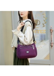 2021 Fashion Messenger Bag Women Shoulder Bag Nylon Canvas Handbag Large Capacity Small Fashion Women Crossbody Bag for Girl