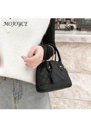 Women Shoulder Bags Female Retro Crossbody Bag Women Diamond Lattice Trending Small Capacity Handbag Bucket for Travel