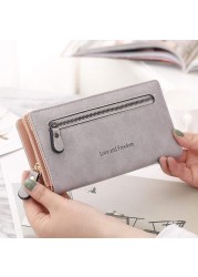 Fashion Women Wallets Card Holder Fashion Lady Purses Money Bags Coin Purse Woman Clutch Long Zipper Purse Burse Bags