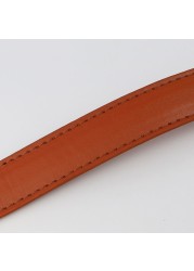 PU Leather Bag Handle Solid Color Bag Belt Replacement Handbag Strap Short Belt Bag Accessories