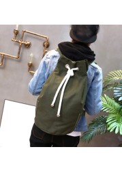 Drawstring Bag Sports Waterproof Pouch Backpack Pull Rope Canvas Gym Bag Mochila Bag High Quality Large Capacity Bags