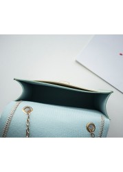 Xierya Fashion Small Square Box One Shoulder Messenger Bag Coin Purse New Fashion Women Bag Single Shoulder Clutch Bag