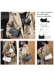 Women's PU Leather Solid Color Shoulder Crossbody Bag Casual Zipper Messenger Bags For Friends Holiday Gifts