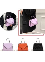 Crossbody Bags Chains Flap Top-Handle Handbag Totes Lady Small Messenger Satchel Clutch Leisure Purse Bag for Wome