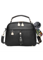 2020 Top Fashion-handle Bag Women Crossbody Bag Shoulder Lady Simple Style Bags Fashion PU Leather Hand Bag