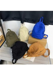 Fashion Backpack Canvas Unisex Backpacks Anti-theft Bagpack New School Bags For Teenagers Simple School Bags Vintage Travel Bags