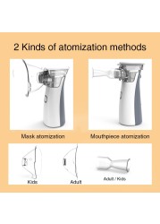 BOXYM رشاشة محمولة صغيرة يده الاستنشاق البخاخات للأطفال الكبار البخاخة البخاخات معدات طبية الربو