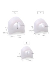 2pcs Toe Separator Insoles Separation Ring Hallux Valgus Correction Pad Feet Care Thumb Orthotics Foot Care Tools