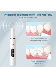 قشارة الأسنان بالموجات فوق الصوتية لحساب التفاضل والتكامل للأسنان الكهربائية التتار التفاضل والتكامل مزيل بقع البلاك إزالة حجر الأسنان مع Led
