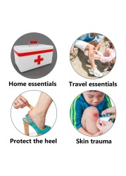 100pcs Breathable Waterproof First Aid Bandage Band Aid Balance Adhesive Wound Bandages Medical Gauze Paste Plasters