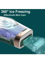 2022 Ice Removal Machine Cool IPL Laser Hair Removal Machine Permanent Painless IPL Epilator Electric Bikini Trimmer For Women Depilador Laser