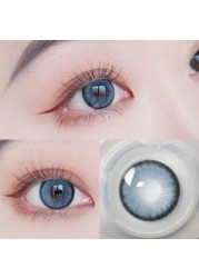 UYAAI 1 Pair Blue Lenses Anime Accessories Colored Contact Lens For Eyes Tears Tears Eye Fashion Lenses Green Lenses