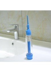 Portable Oral Irrigator Oral Cleaning Wash Your Teeth Water Irrigator Manual Water Selection Dental Flosser Scrubber No Electricity ABS