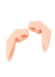 1 Pair Silicone Toes Separator Bunion Orthopedic Ectropion Hallux Valgus Toe Separators Foot Hallux Bunion Adjuster Correctors