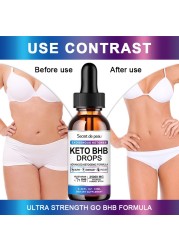 SDP Keto Drops Powerful Fat Burner Suppress Appetite Ketone Daily Supplement Keto Drops Replenish Energy Weight Loss Slim Product