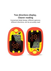 Children Baby Fingertip Oximeter LED Digital Fingertip Pulseometer Blood Oxygen Saturation Meter SPO2 PR Heart Rate Monitor