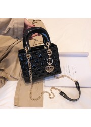 Luxury brand bag 2021 new fashion high quality female handbag lingge chain ladies crossbody handbag shoulder luxury claws