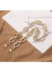 New acrylic bag chain bag belt bag removable colorful accessories women's resin chain chain of bags chain purse chain fishbone chain