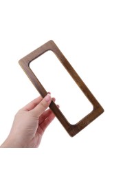 Wooden Rectangle Shaped Handles Replacement for DIY Making Bag Handbags Purse Shopping Bag