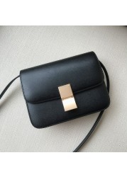 2022 New Fashion Women Cowhide Shoulder Bags Crossbody Bags For Ladies Candy Colors Messenger Bag Genuine Leather Bags