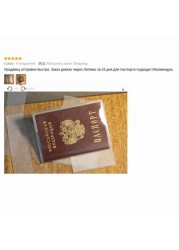 Transparent PVC Passport Cover Travel Accessories ID Card Bag For Women Credit Card Holder Bag