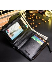 Baborry - men's wallet with RFID lock, id card holder, credit card wallet, rfid wallet