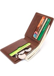 New Coin Purse RFID Theft Protection Dollar Price Men Wallets Black Color Slim Wallets Thin Card Holder Wallet for Men 2022