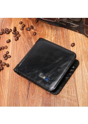 Anti-lost Bluetooth Tracker Wallet Leather Man Card Holder Free Engraving Men Gift for Father Christmas