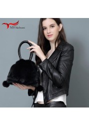 Women's Mink Bag, Drawstring Shoulder Bag, Fashionable, Built-in Pocket, 100% Autumn Winter Collection