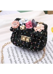 Fashion Cute Girl Shoulder Messenger Bag Children Crossbody Chain Handbag Kid Girl Bags Princess Cross Body Bags Purse