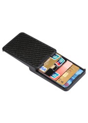 Carbon Fiber Wallet With RFID Lock For Men Women Card Holder Wallet 2019