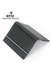 Carbon Fiber Microfiber Rfid Passport Cover Leather Elastic Strap Travel Document Holder ID Passport Bag