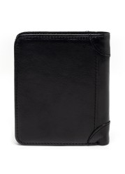 Genuine Leather Slim Wallets for Men and Women Short Credit Card Holders Coin Smart Bluetooth Wallet Man Card Holder Photo