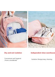 Multifunctional Backpack Women Yoga Swimming Sports Fitness Organizer Pouch Waterproof Travel Clothes Shoes Ipad Storage Accessories