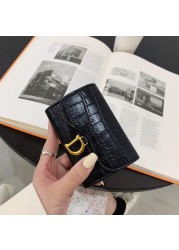 Small Wallets Fashion Brand Leather Wallet Women Ladies Card Bag For Women Clutch Women Female Purse Money Clip Purse Card Holder