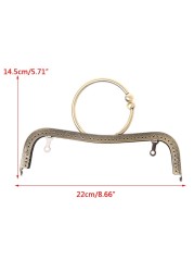 1pc Metal Square Frame Bag Replacement For Sewing Hand Purse Coin Handle Bag DIY Accessories Tool