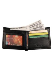 New 100% Genuine Leather Wallet Men Brand New Purses For Men Black Bifold Luxury Wallet 2022