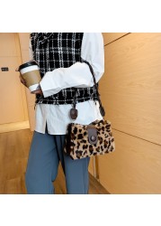 Simply Crossbody Bags Lady Series Travel Small Bags Plush Soft Fashion Underarm Shoulder Messenger Bag for Women 2020