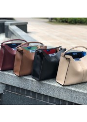 Fashion Luxury Handbag Women Bags Designer Genuine Cowhide Soft Leather Shoulder Bag Ladies Office High Quality Messenger Bags