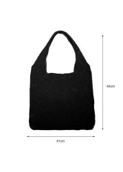 luxury designer crochet bags for women female large bag hand bag women summer beach bag casual hollow woven shoulder bags