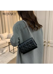 Female PU Leather Shoulder Bag Female Small Wallet All-match Travel Bags Lattice Trending Handbag Arbitrary Ladies Purse