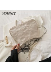 Embroidery hearts women's armpit bag fashion chain shoulder bag summer bags trend woman trendy retro underarm bags