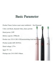 Original Huawei Hilink Smart Toothbrush Lebooo Star Diamond Electric Teeth Whitening Teeth Whitening Health App Rechargeable For Adult