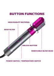 Hair Curler Styler Dryer Brush 5 in 1 Hair Straighteners Blow Dryer Professional Hair Styling Tools Salon Curling Iron Hot Comb