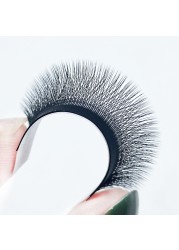 MASSCAKU W Shape 3D 4D Pre-made Volume Fans Easy Nature Soft Light Individual Lashes Clover Plum False Eyelashes Extension