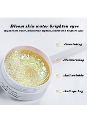 60ps Gold Collagen Eye Mask Moisturizing Anti Wrinkle Dark Circles Remove Eyes Care Gel Beauty Masks Anti Aging Eye Patches