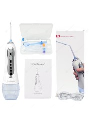 Dispensers Wireless Dental Oral Irrigator Water Flosser USB Rechargeable 300ml Portable Tank Waterproof Dental Irrigator For Teeth Cleaning Aqueous Dental Floss Electric toothbrush gift