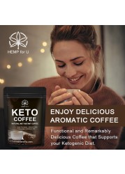 HFU Keto Coffee Powder Low Fat Low Calorie Health Fast Drink Coffee Lose Weight Burn Calories Burn Fat Diet Slimming Products